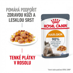 Royal Canin Cat Hair & Skin in Jelly 