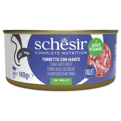 Schesir Cat konzerva tuňák + hovězí 