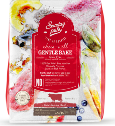 SundayPets Dog Gentle Bake Beef Adult Small/Med...