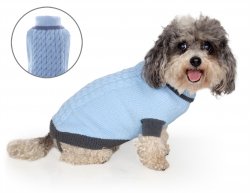 Svetr jednobarevný Liverpool modrý 