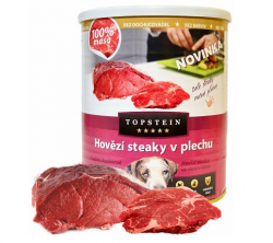 Topstein Hovězí steaky v plechu 800g