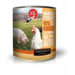 Topstein Konzerva Masíčko v plechu kuřecí 850g