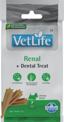 Vet Life Dog Dental Snack Renal Adult Mini 60g