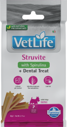 Vet Life Dog Dental Snack Struvite Adult Mini 60g