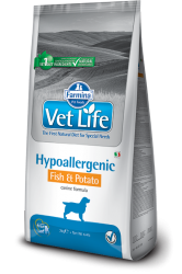 VET LIFE Dog Hipo Fish&Potato 