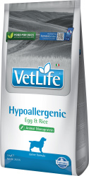 Vet Life Natural Dog Hypoallergenic Egg&Rice 