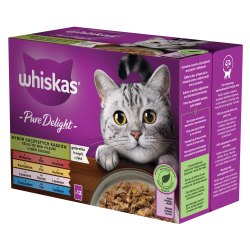 Whiskas kapsičky Pure Delight Výběr Kousků v želé