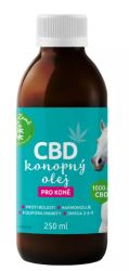 Zelená Země CBD olej 1000mg pro koně 250ml